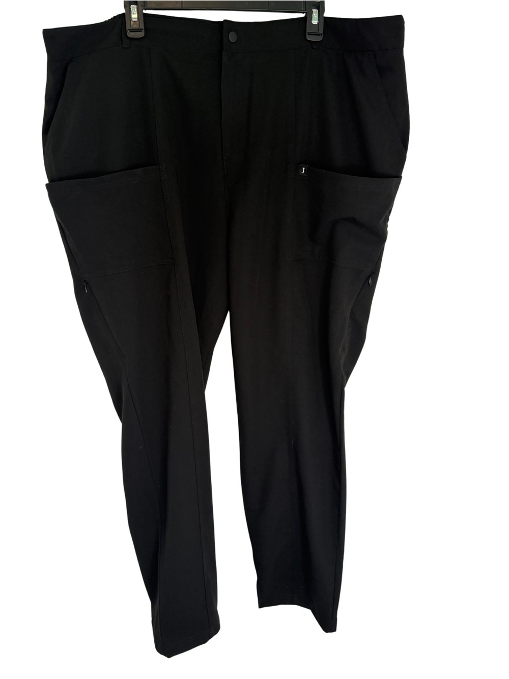 Jaanuu Mens Black Scrub Pants Size 2X
